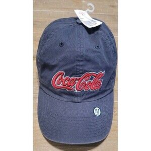 New Coca-Cola Hat Fitted Size Medium Cap Blue Atlanta Museum